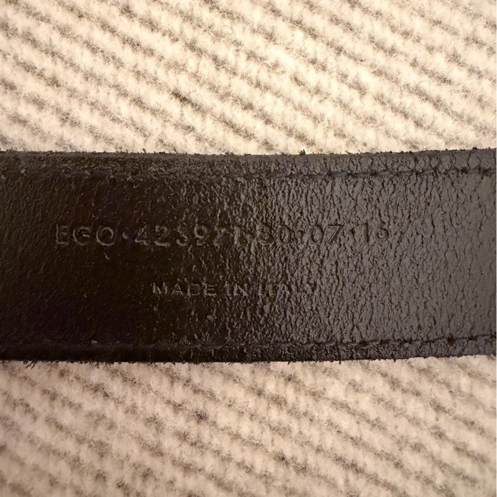 Saint Laurent Logo Belt